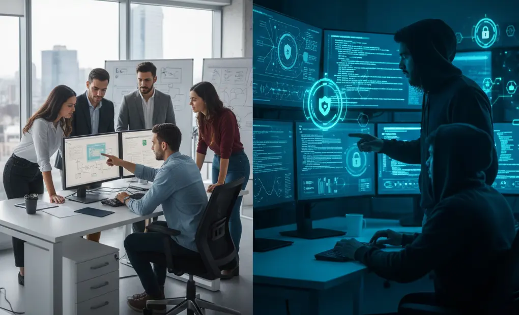 Equipo HoneyPot trabajando en tecnología y seguridad